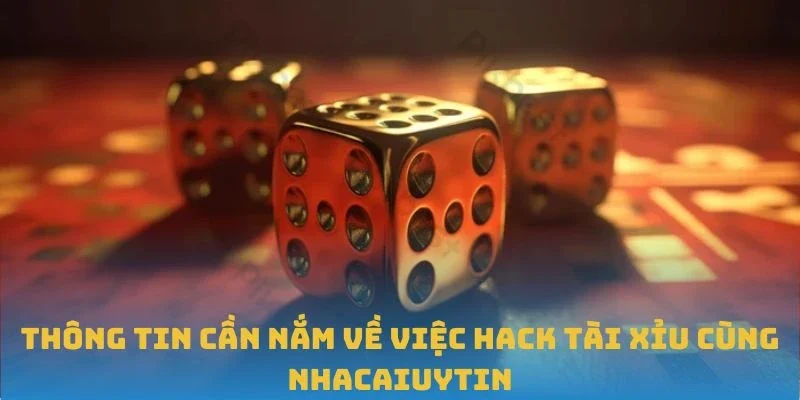 Thông tin cần nắm về việc Hack Tài Xỉu cùng Nhacaiuytin